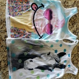 2 Justice tanks. Size 5